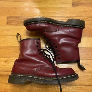 Cherry Red Doc Marten Boots